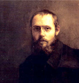 Charles Péguy na portrétu, jehož autorem je Jean-Pierre Laurens