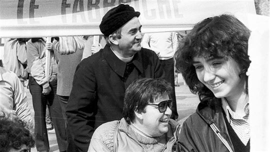 Sandra společně s otcem Orestem Benzim v roce 1979 (Foto: Riccardo Ghinelli)