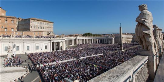 Audience hnutí CL u papeže Františka, 15. října 2022 (Foto Massimo Quattrucci/Fraternità CL)
